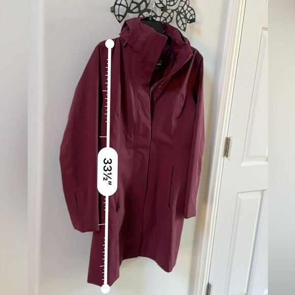 Patagonia Hooded Parka Coat Jacket in Carmine Red S NWOT - Picture 10 of 14